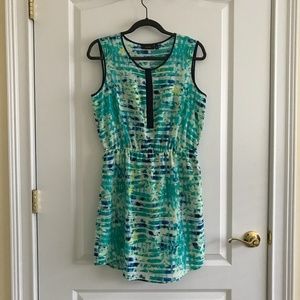 Apt.9 Brand New Teal/Blue Patterned Dress - image 1